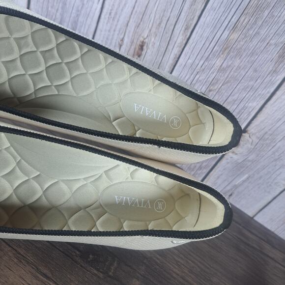 Vivaia Julie 2.0 Knit Pump Women's Sz 10 EU41.5 Beige Black (NIB) - Picture 7 of 9